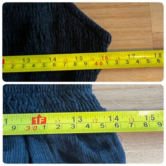 prAna Womens Seakissed Midi Everyday Dress SMALL in Black Cotton Dobby Jersey - Picture 9 of 9